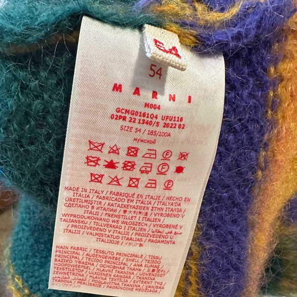 Marni Multicolored Fuzzy Sweater - Picture 4 of 4